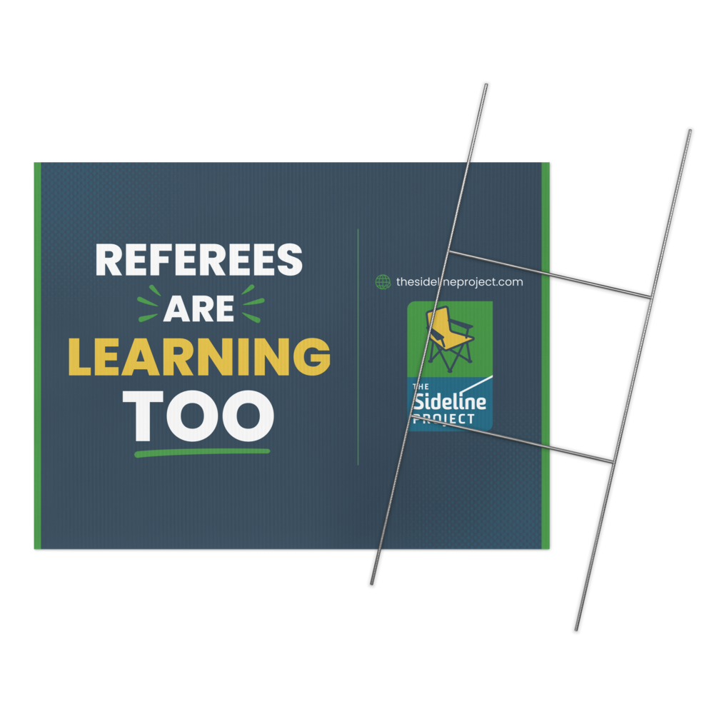 Referees are Learning Too Field Sign