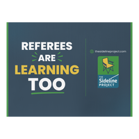 Referees are Learning Too Field Sign