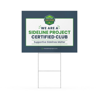 Sideline Project Certified Club Field Sign