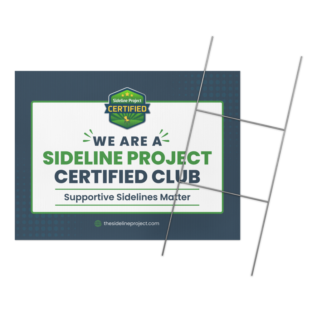 Sideline Project Certified Club Field Sign