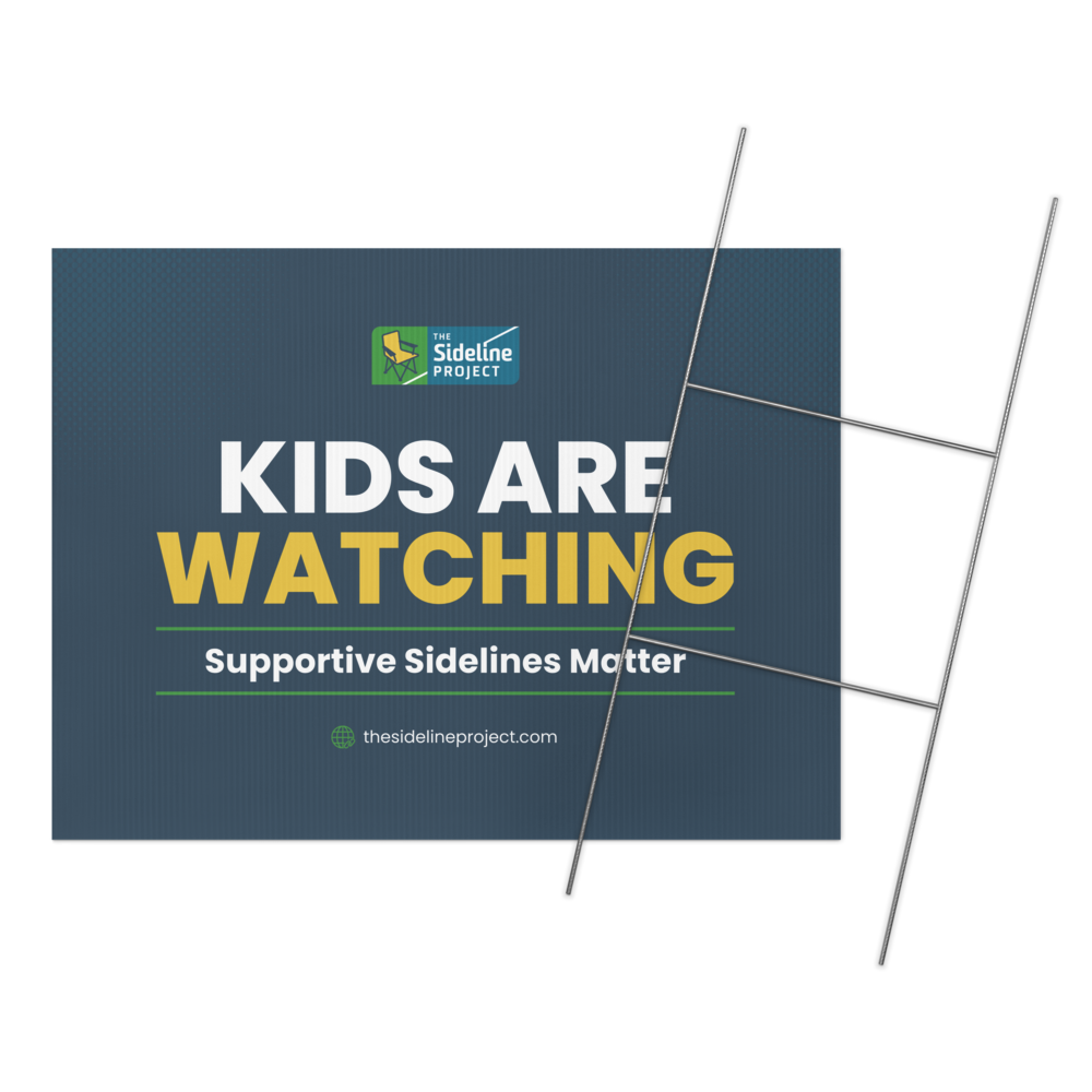 Kids Are Watching Field Sign