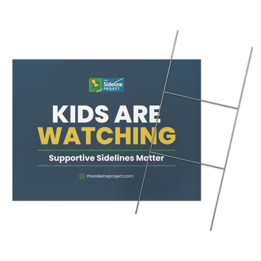 Kids Are Watching Field Sign