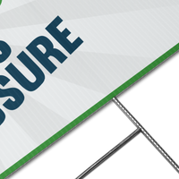 More Joy - Less Pressure Field Sign